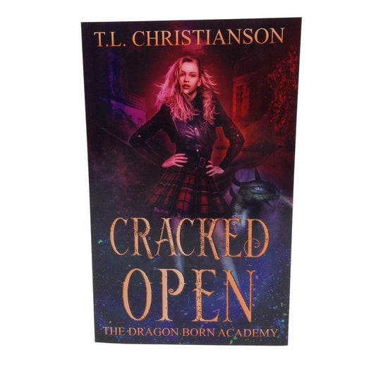 Cracked Open The Dragon Born Academy Paperback Novel by T.L. Christianson NEW