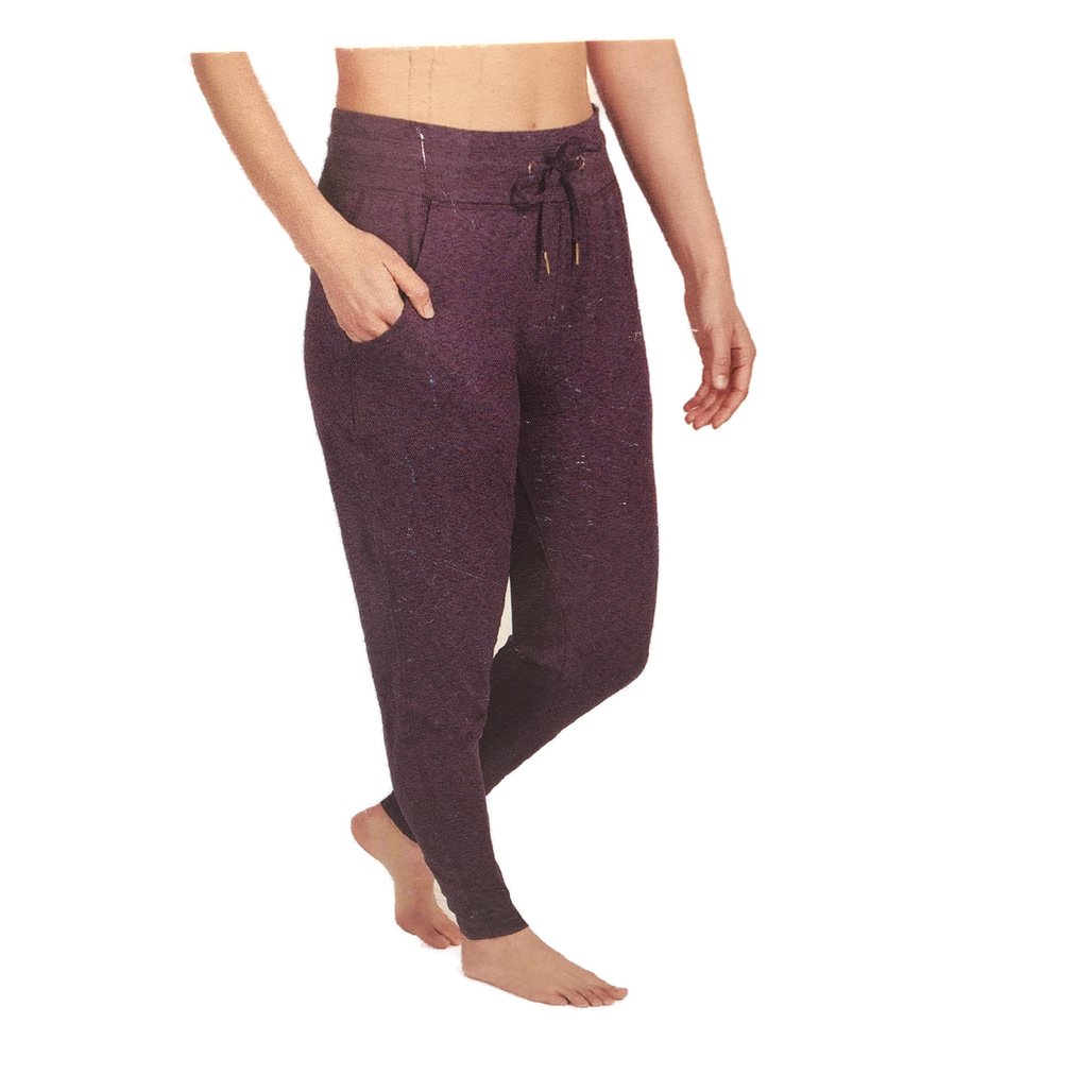 Crane Performance Fitness Track Pants Plum Ladies Size L AUS 14 NEW