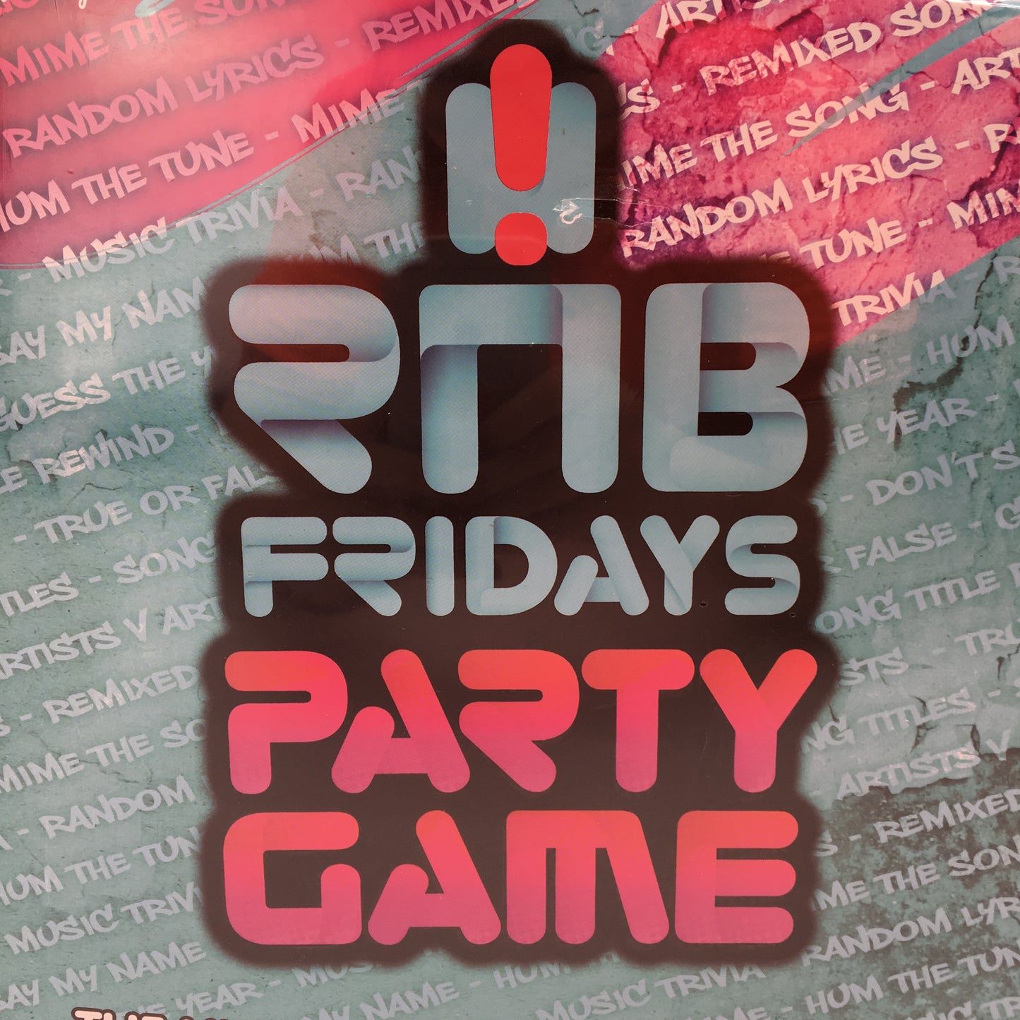 Imagination Gaming RNB Fridays Trivia Party Game 4+ Players Ages 12+ Years NEW