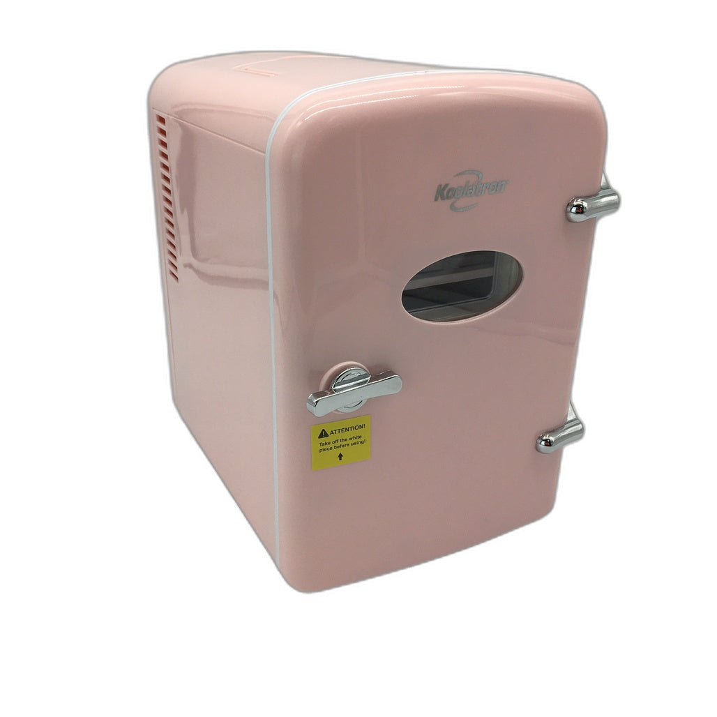 Koolatron 4L Retro Mini Thermoelectric Cooler 12V DC 220V AC Pink DEMO