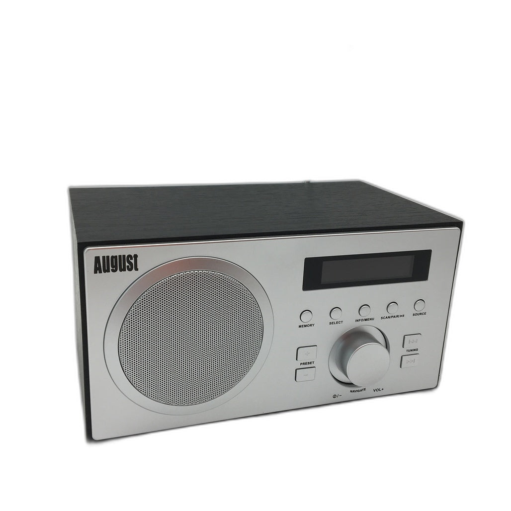 August DAB/DAB +/FM & Bluetooth Radio MB420K Black NEW