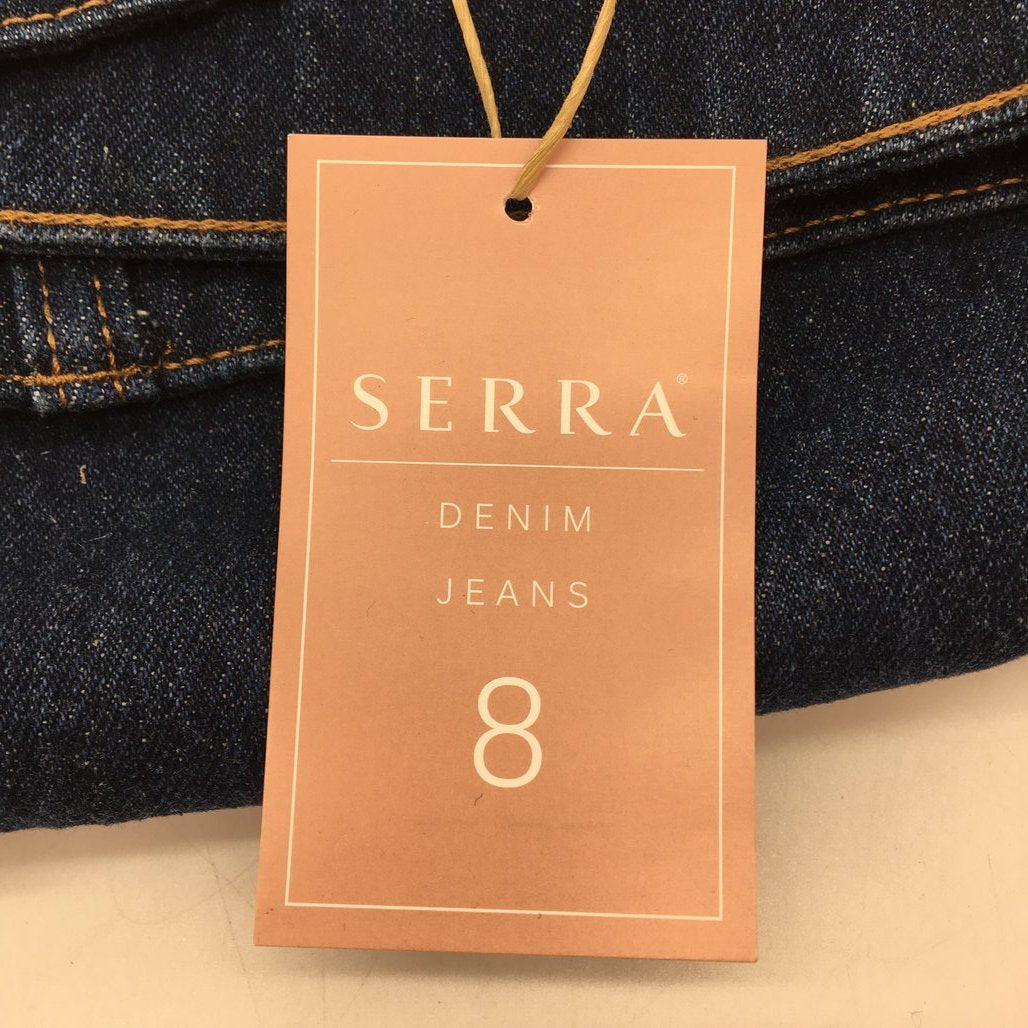 SERRA Womens Straight Leg High Rise 7/8 Cotton Jeans Size 8 NEW