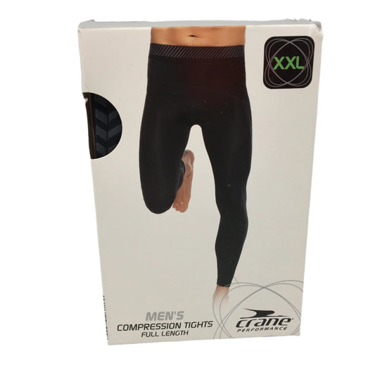 Crane Performance Mens Compression Tights Full Length Size XXL NEW