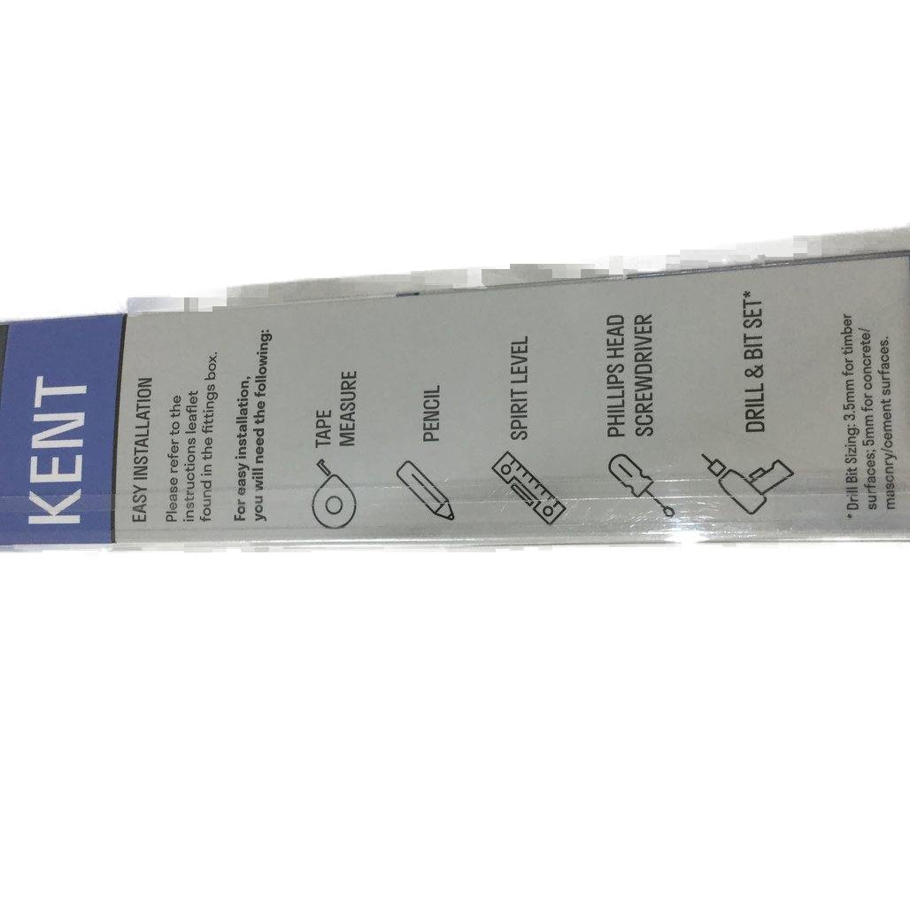 Markisol Set of 2 Kent Single Silver Blockout Roller Blinds 90 x 210cm NEW