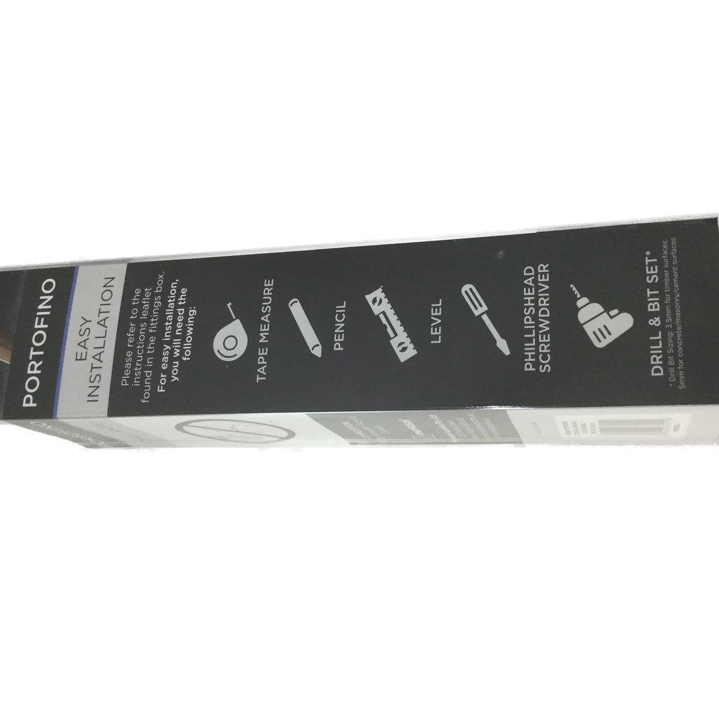 Markisol Set of 2 Portofino Blockout Roller Blinds Charcoal 90 x 240cm NEW