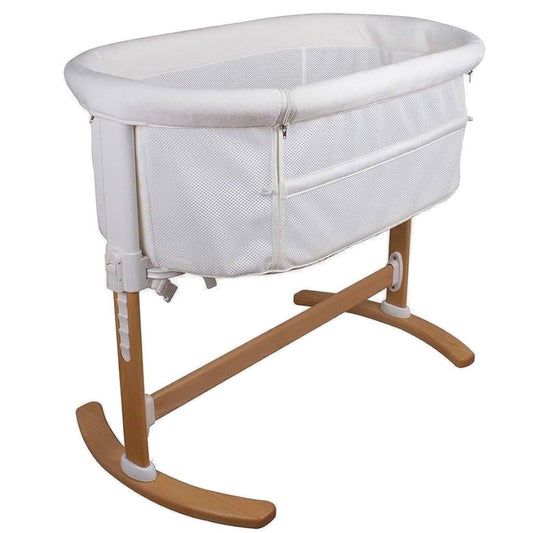 Ole Baby Breathable Bedside Sleeper Bassinet with Mattress Demo