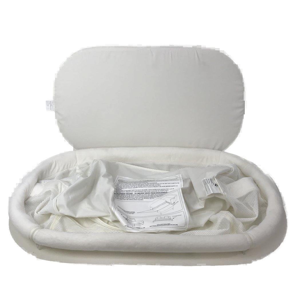 Ole Baby Breathable Bedside Sleeper Bassinet with Mattress Demo