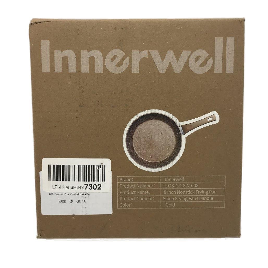 Innerwell Golden Brown 8 inch Nonstick Frying Pan NEW