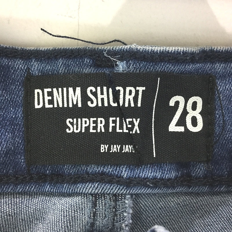 Jay Jays Mens Blue Super Flex Denim Summer Short Size 28 NEW