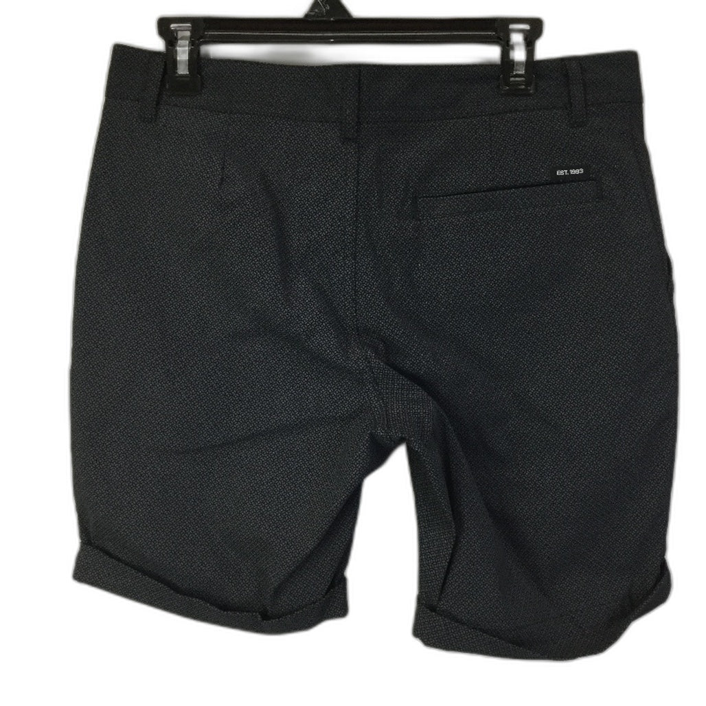 Jay Jays Mens Black Patterned Summer Chino Short Size 32 NEW