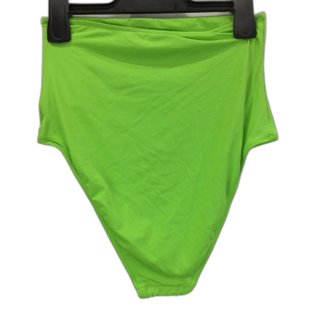 Bondi Born Bright Green High-Waisted Bikini Bottoms Ladies Size Small NEW