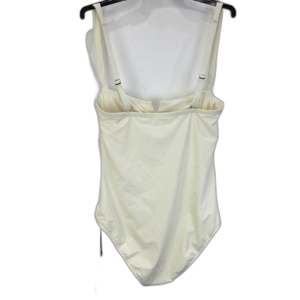 Bondi Born Cream Beige 'Elisse' One Piece Swimsuit Ladies Size XL NEW