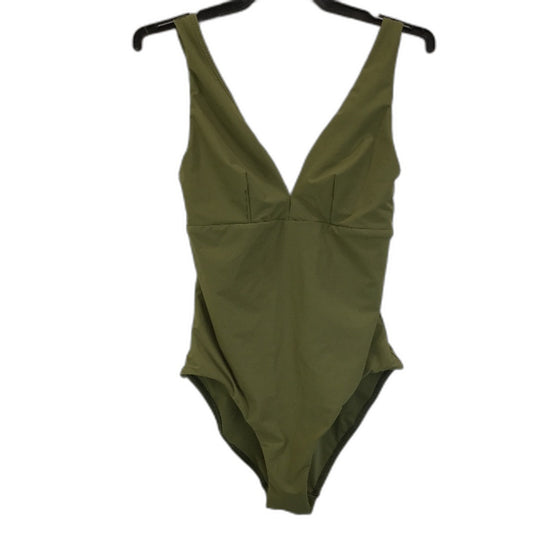 Bondi Born Olive Green One Piece Swimsuit Ladies Size M NEW