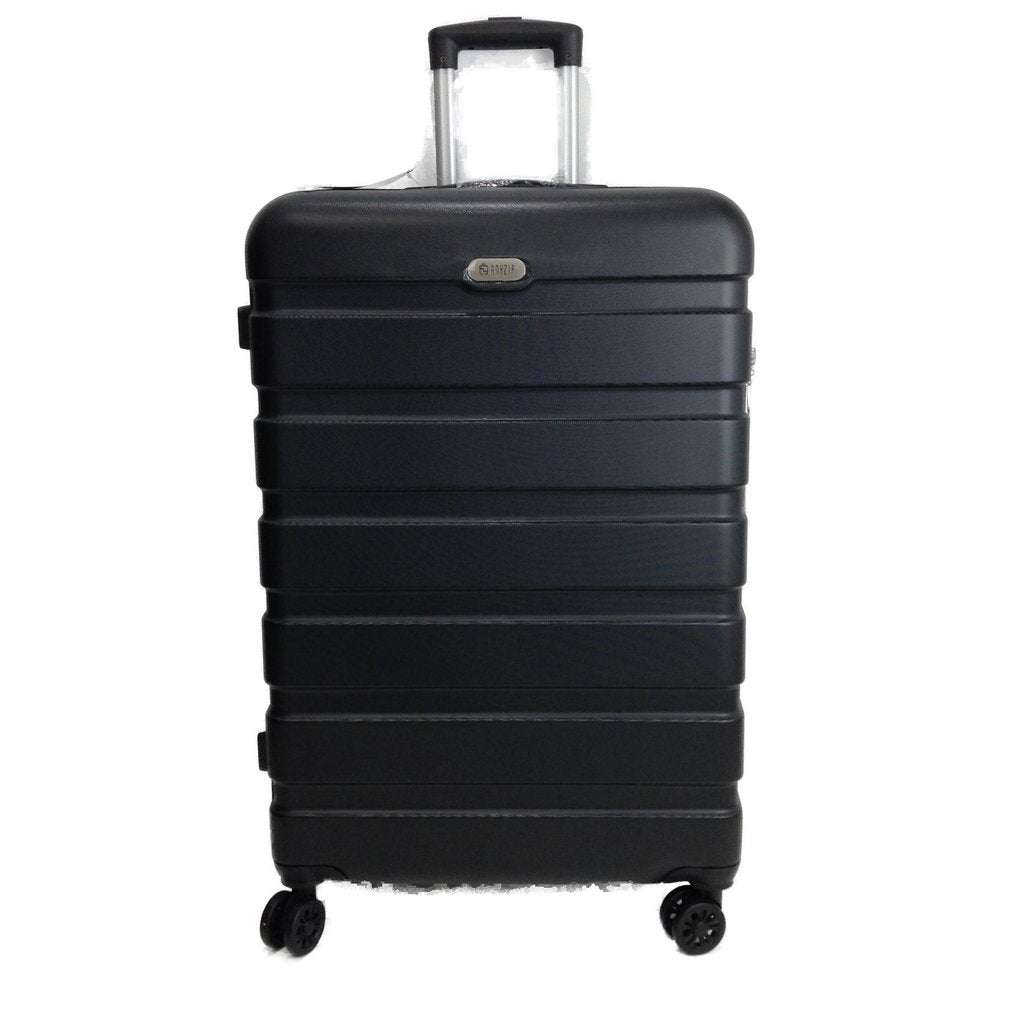 Anyzip Large Black Check-In Spinner Wheeled Suitcase AZ-201 28"/72cm NEW