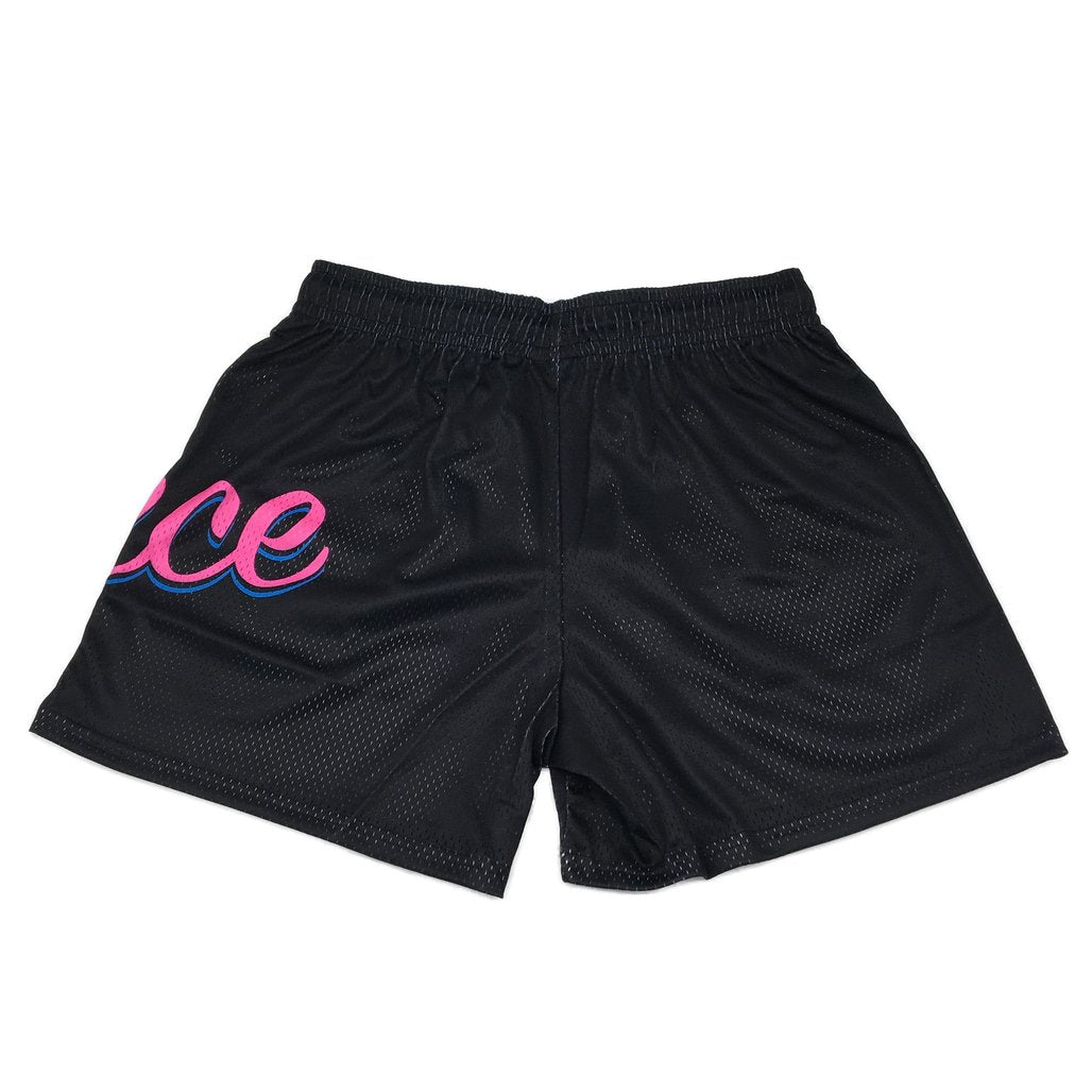 Deuce Premium Unisex Mesh Black Pink Sign Design Size Small NEW