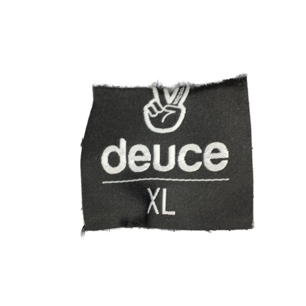 Deuce Premium Mens Mesh Black Logo Sign Design Size XL NEW