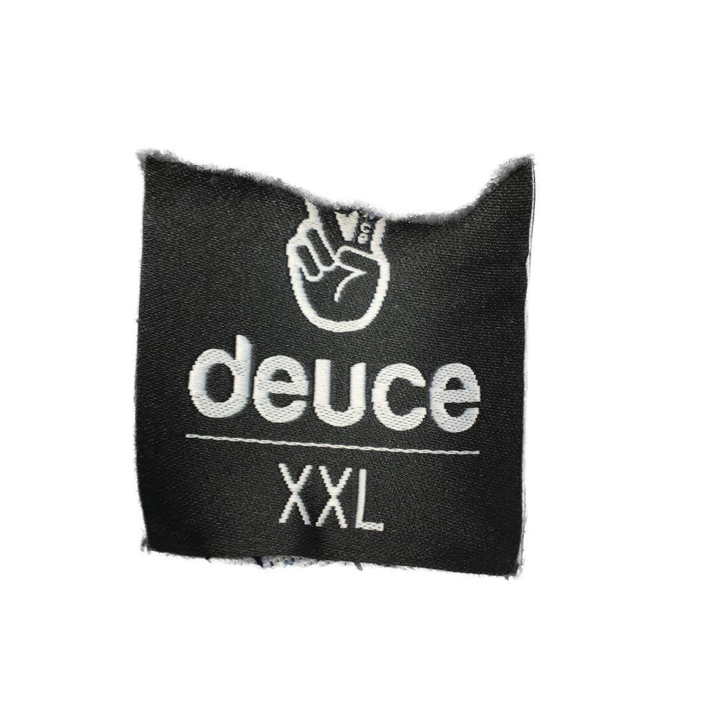 Deuce Premium Mens Mesh Black Logo Sign Design Size 2XL NEW