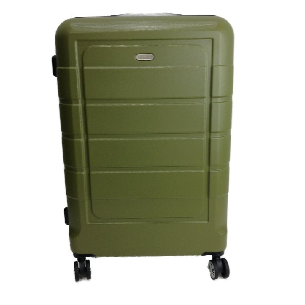 Showkoo 72cm Army Green Spinner Wheeled XL Suitcase NEW