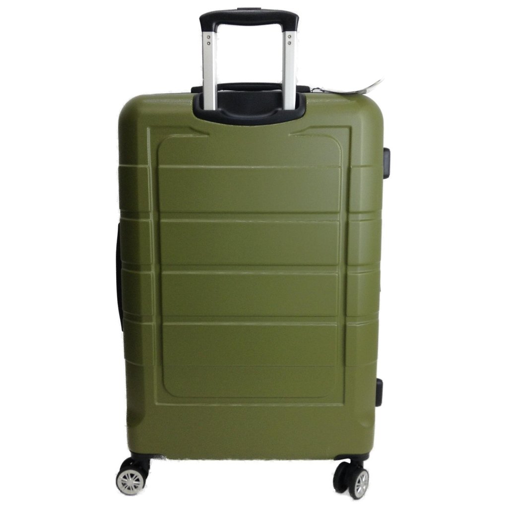 Showkoo 72cm Army Green Spinner Wheeled XL Suitcase NEW