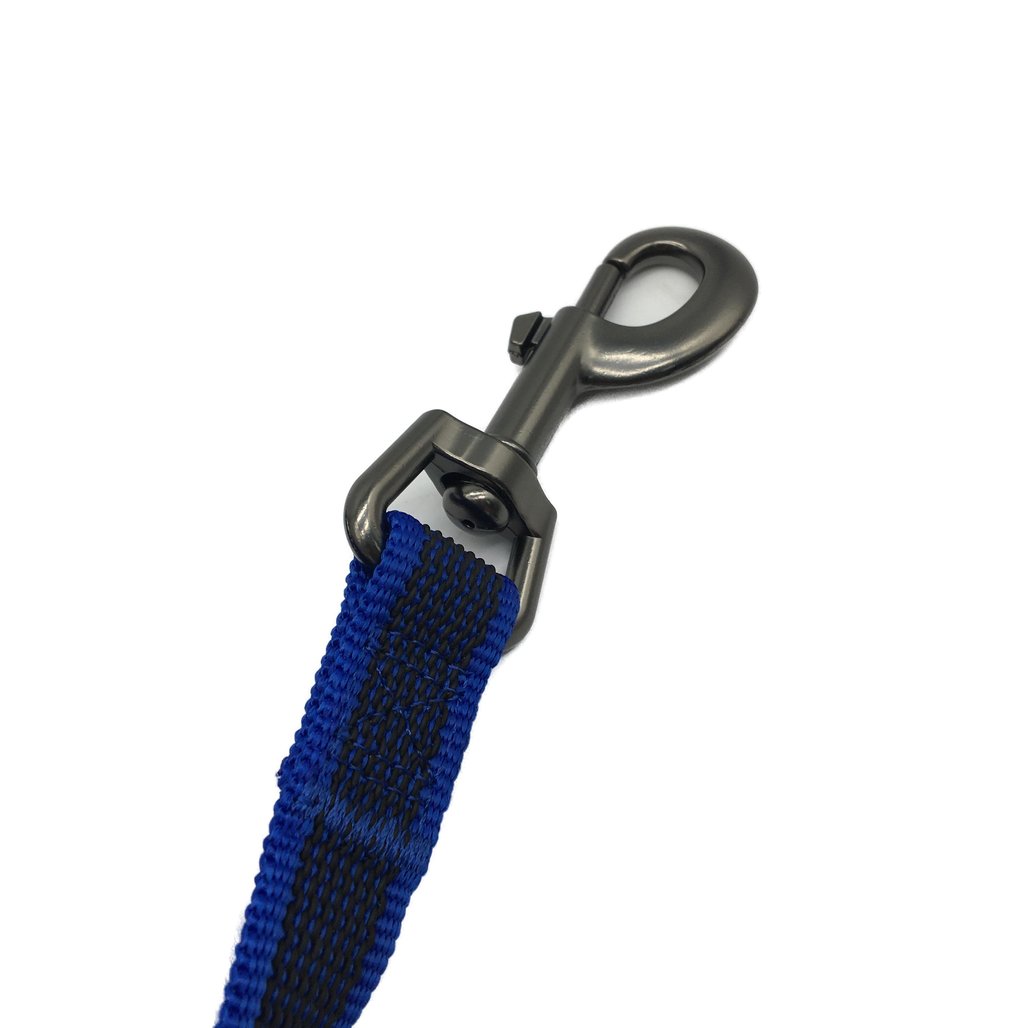 Wolfone 15 m Deep Blue Rubberised Training Dog Leash Set NEW