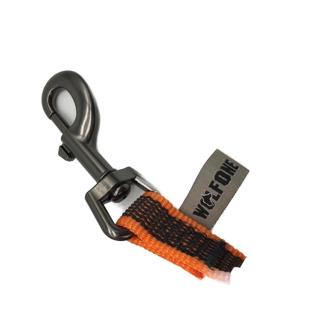 Wolfone 15 m Orange Rubberised Training Dog Leash Set NEW