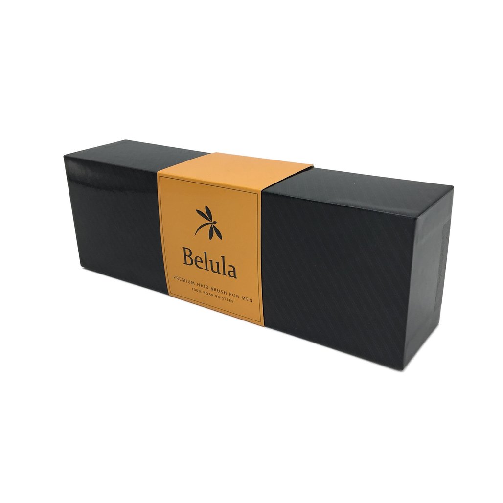 Belula 100 % Boar Bristle Premium Hair Brush For Men NEW