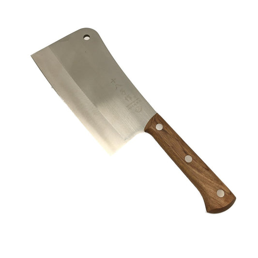 Shi Ba Zi Zuo Heavy Duty Stainless Steel Bone Cleaver YKS220-2 NEW