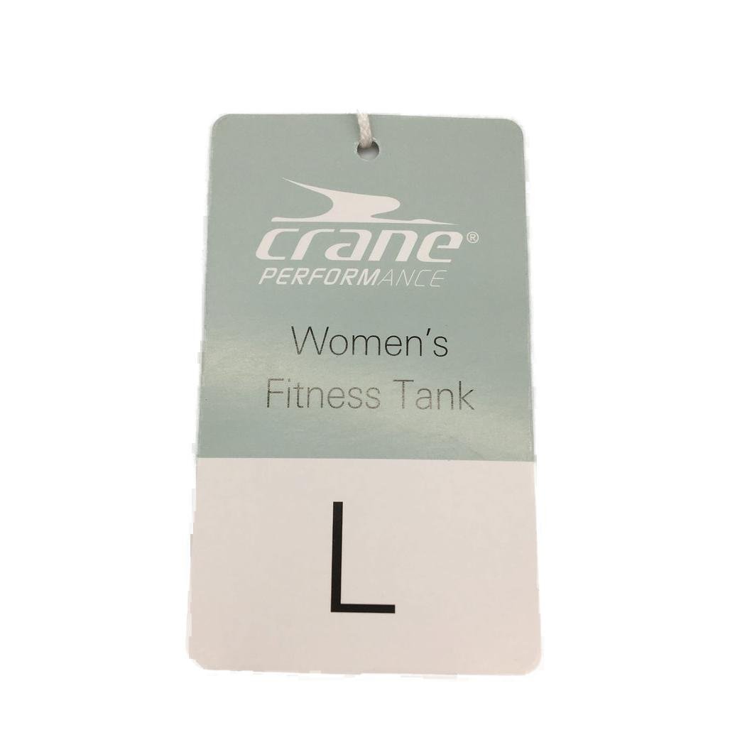 Crane Performance Set of 2 Womens Fitness Tanks Blue Palm Size L AUS 14 NEW