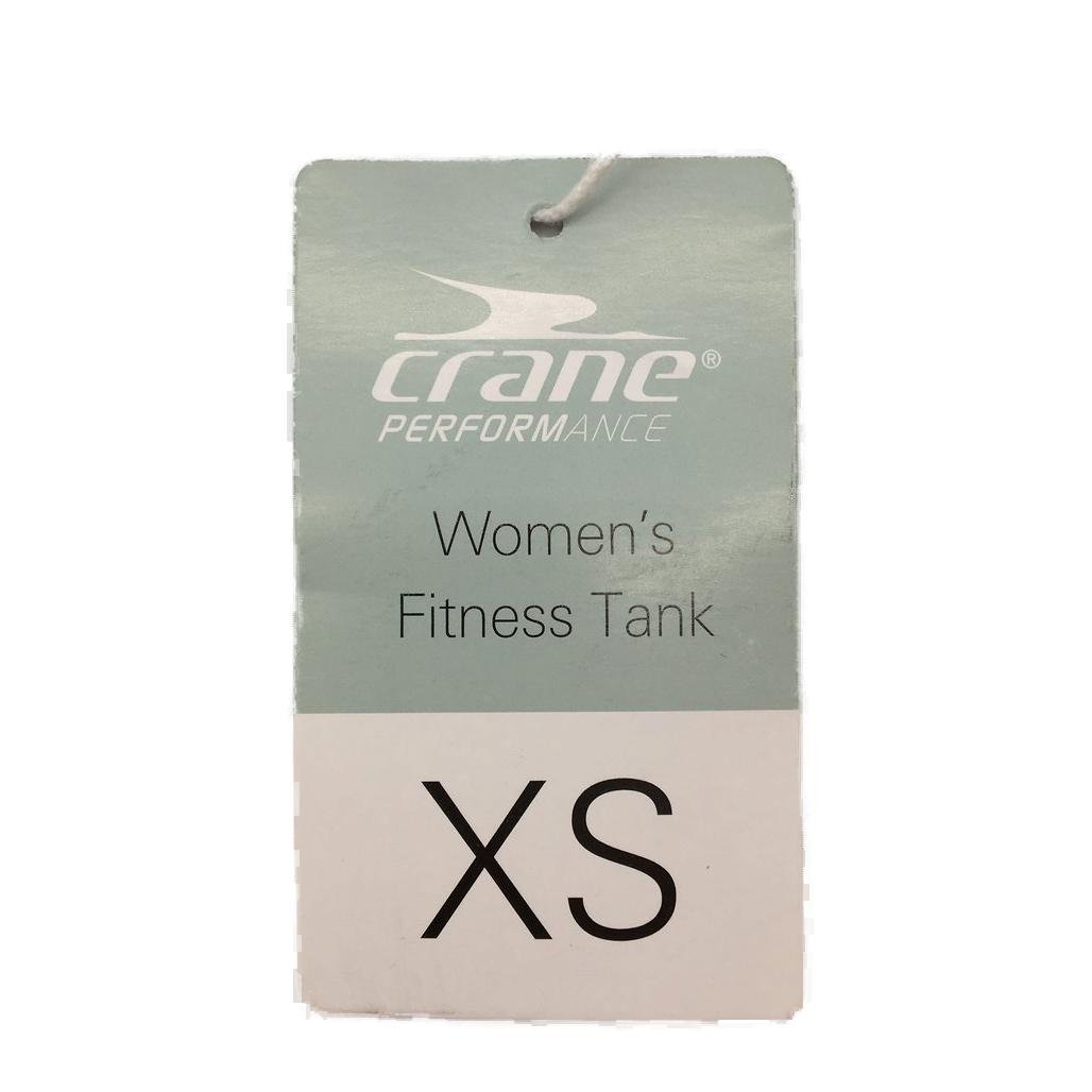 Crane Performance Set of 2 Womens Fitness Tanks Blue Palm Size XS AUS 8 NEW