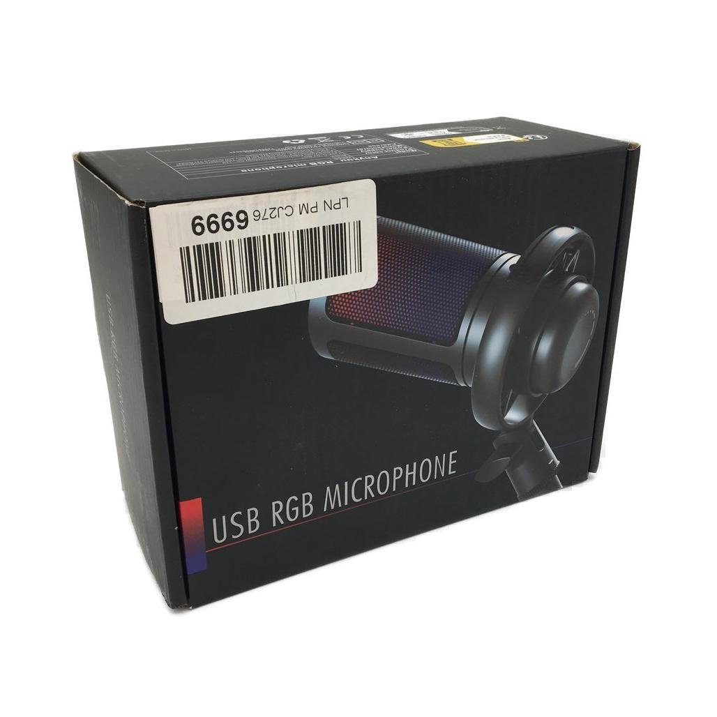 Anykuu USB RGB Microphone Black ME6S Type-C NEW