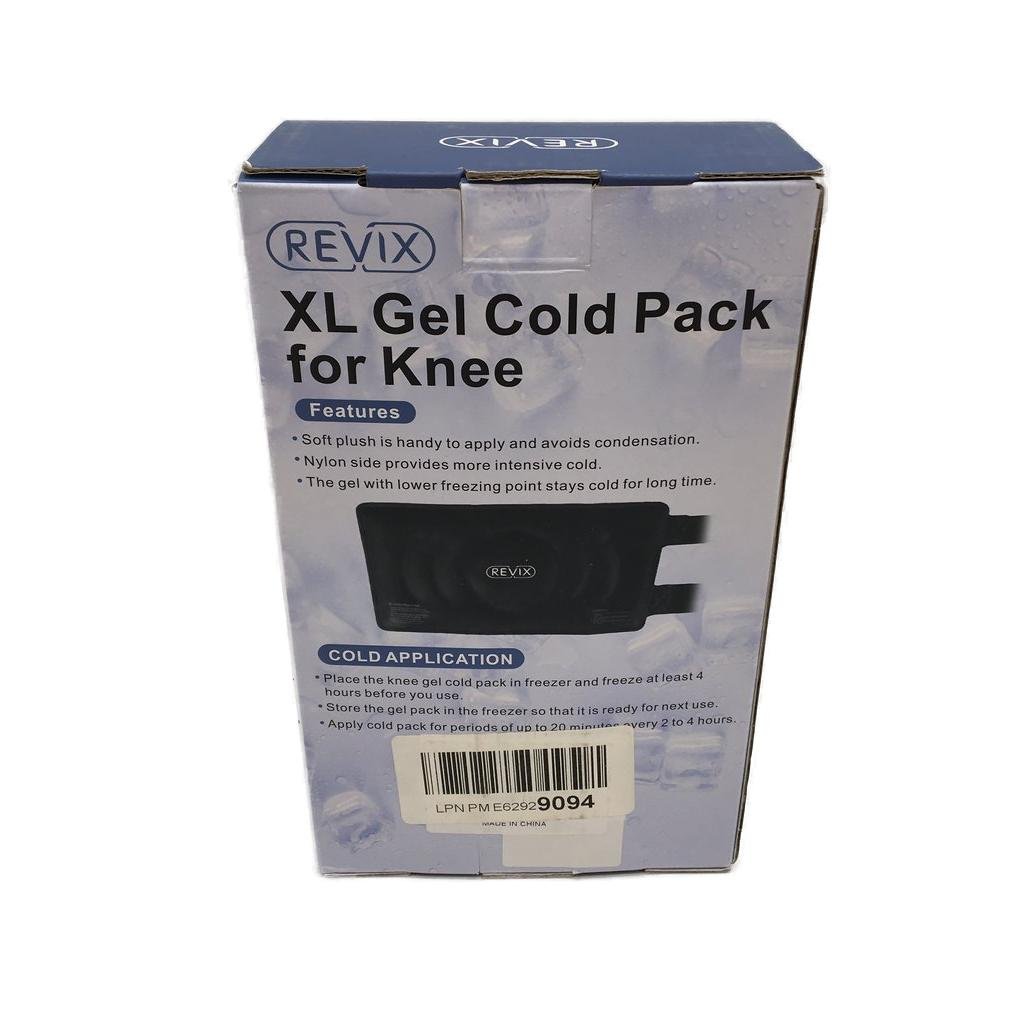 Revix Reusable Black Gel Cold Pack for Knee Rex 162 Size XL NEW