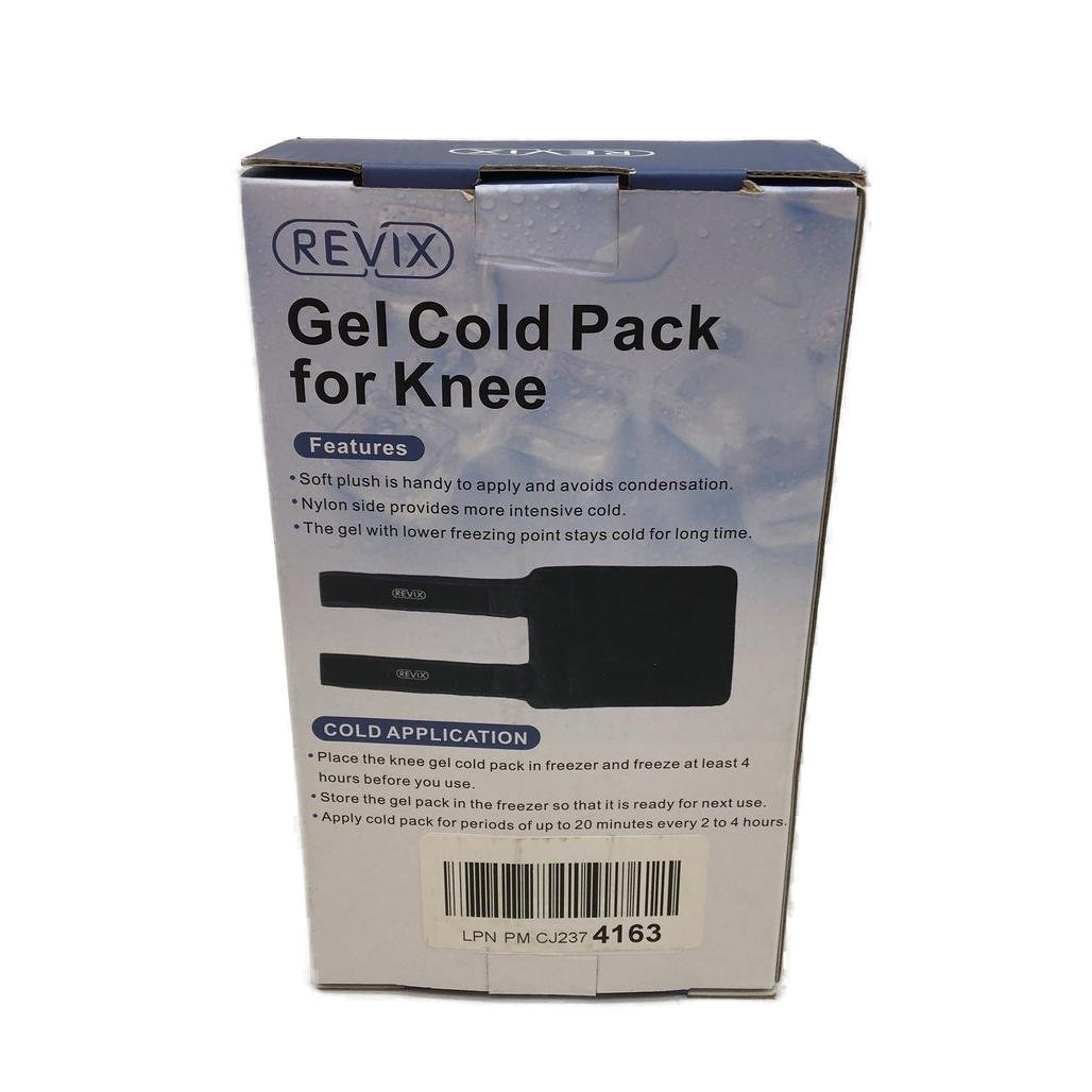 Revix Reusable Black Gel Cold Pack for Knee Skin Friendly Rex 162 NEW