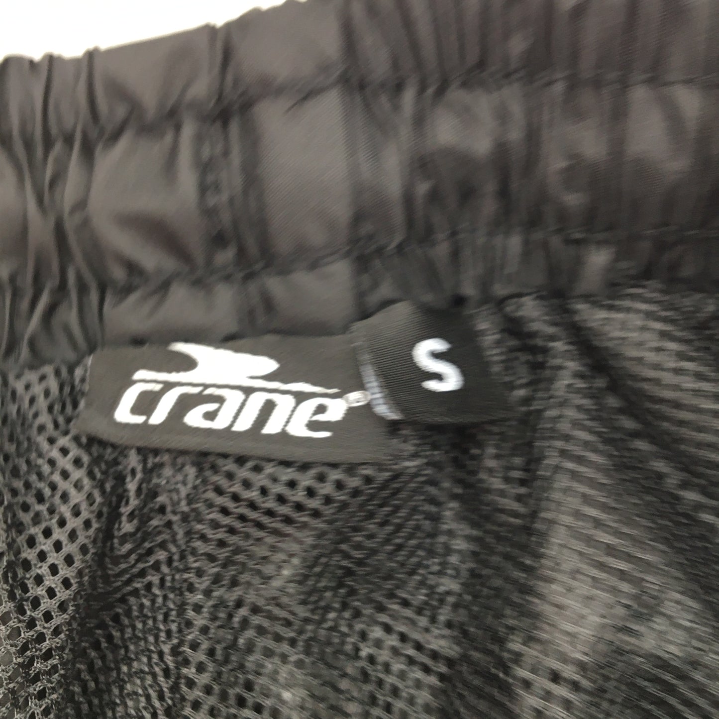 Crane Performance Black Packable Rain Pants Mens Size Small NEW