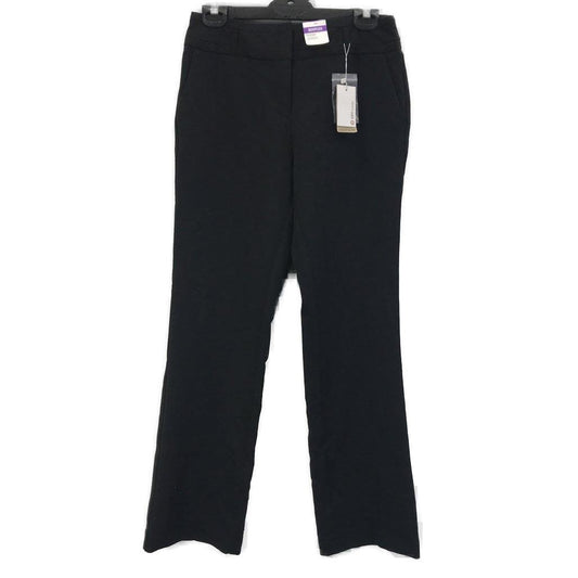 Ladies City Dressing Black Boot Leg Trousers Size 10 NEW