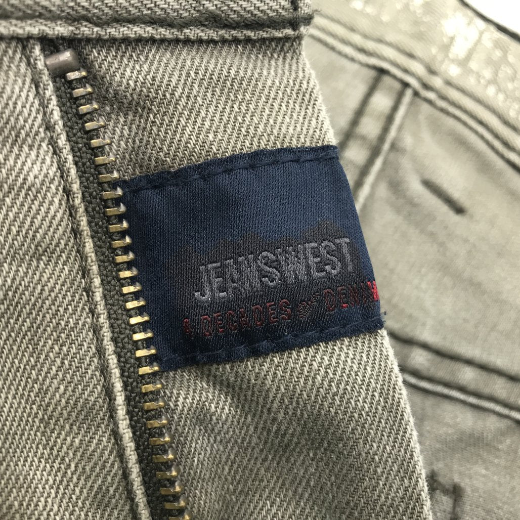 Jeanswest Mens 100% Cotton Olive Green Denim Pants Size 36 NEW