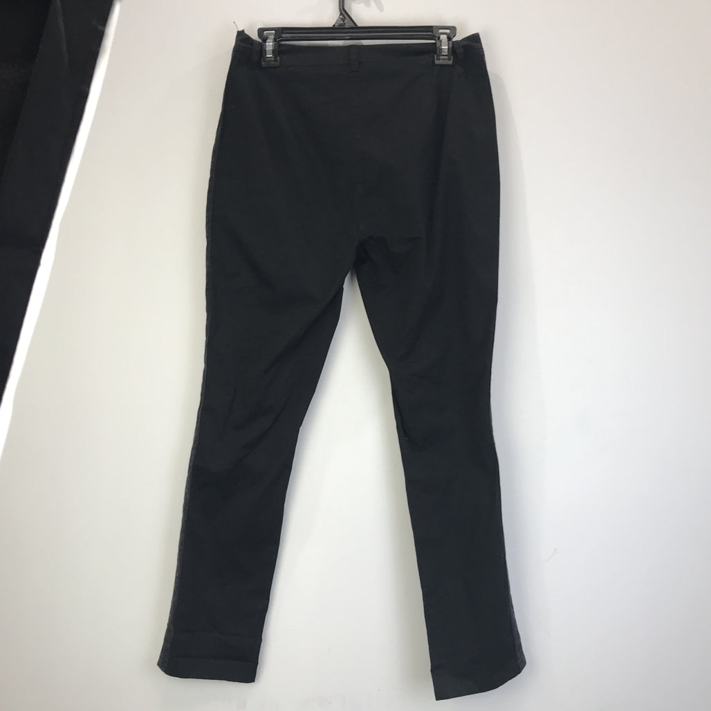 Womens Marco Polo Cotton Casual Black Trousers Size 10 NEW