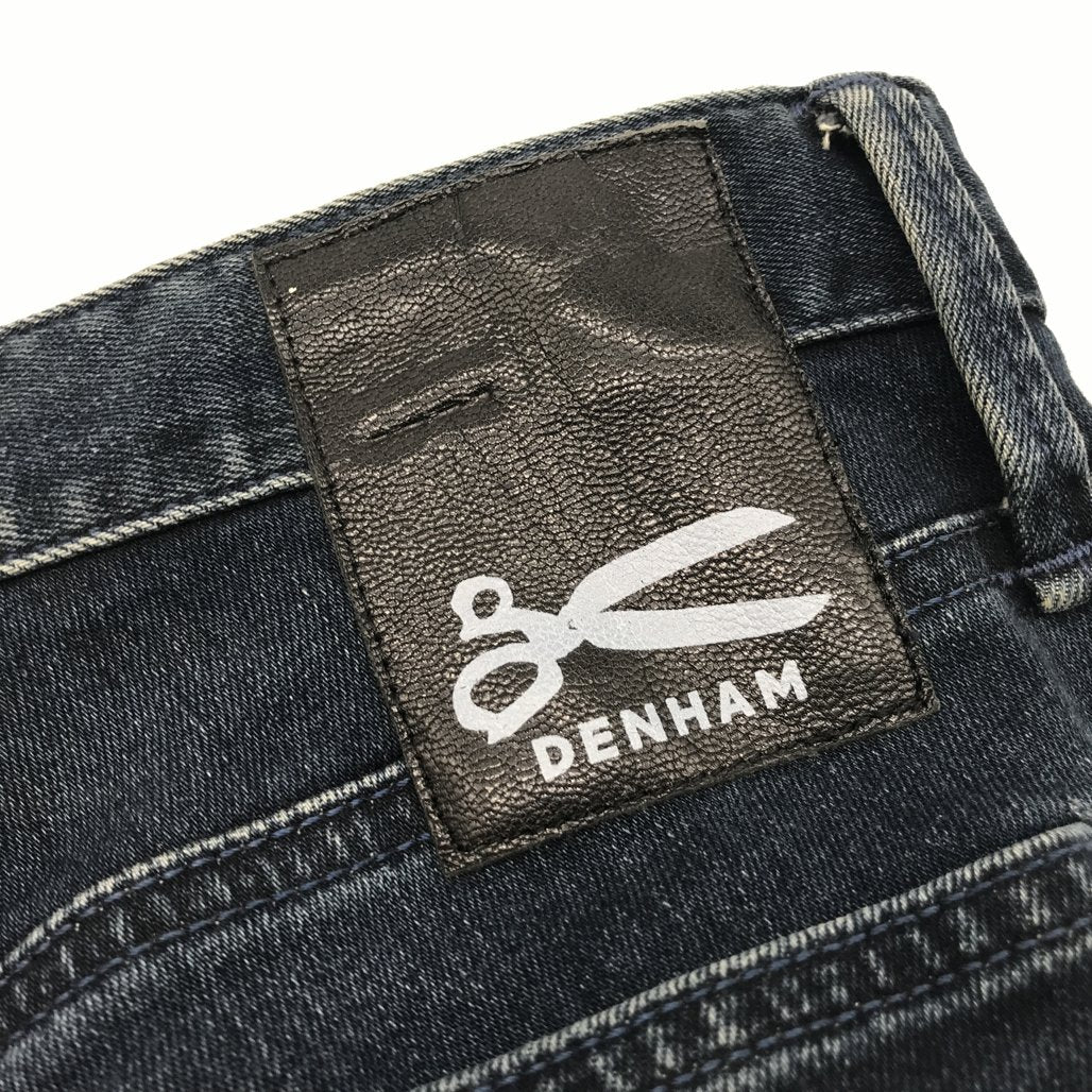 Denham Mens Bolt Skinny Fit Dark Blue Denim Jeans Size 31W NEW