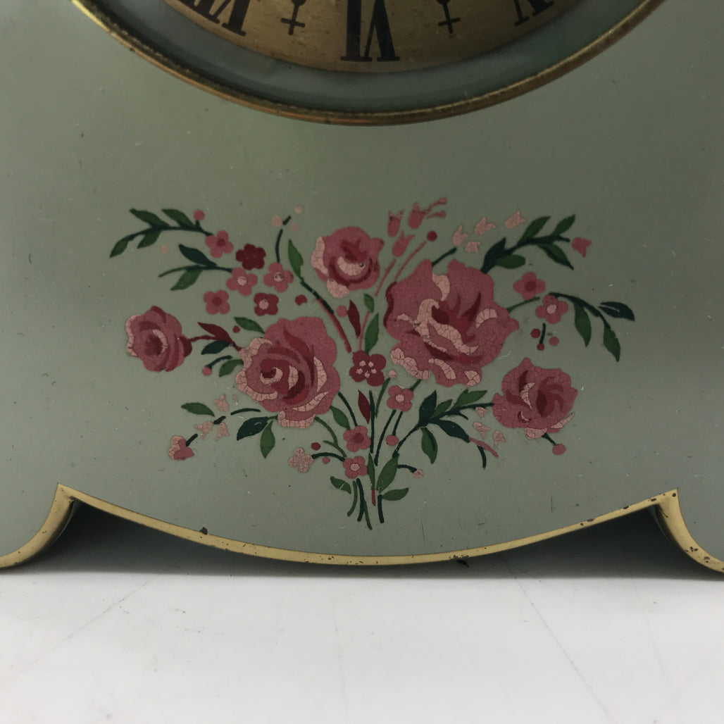 Petite Neuchateloisen Jaeger Swiss Wind Up Mantle Clock VINTAGE