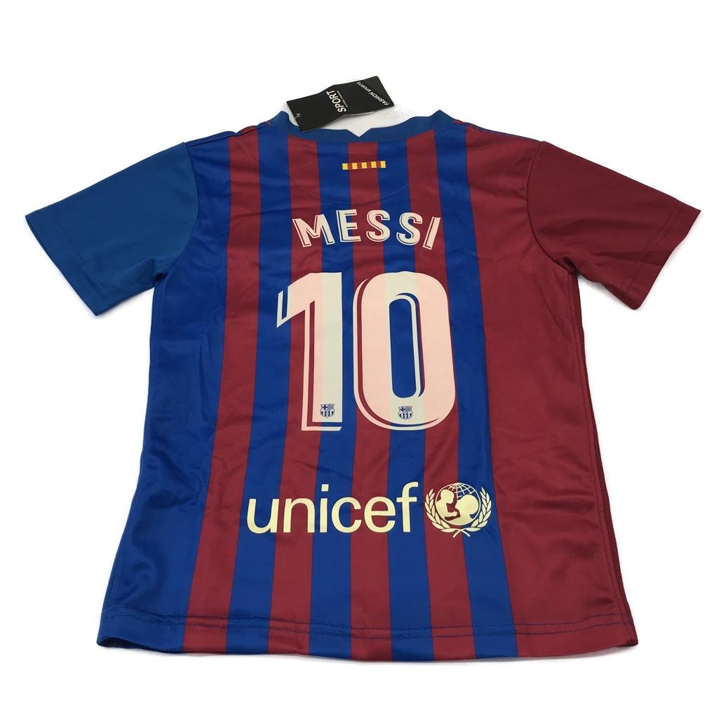 Rakuten Set of 3 Messi Jersey Short Sleeve Red Sport Set Kids 4-5Yrs Size 22 NEW