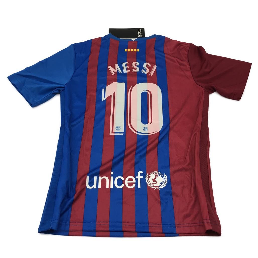 Rakuten Unicef Set of 3 Messi #10 Jersey Sport Kids Set 8-9Yrs Size 26 NEW