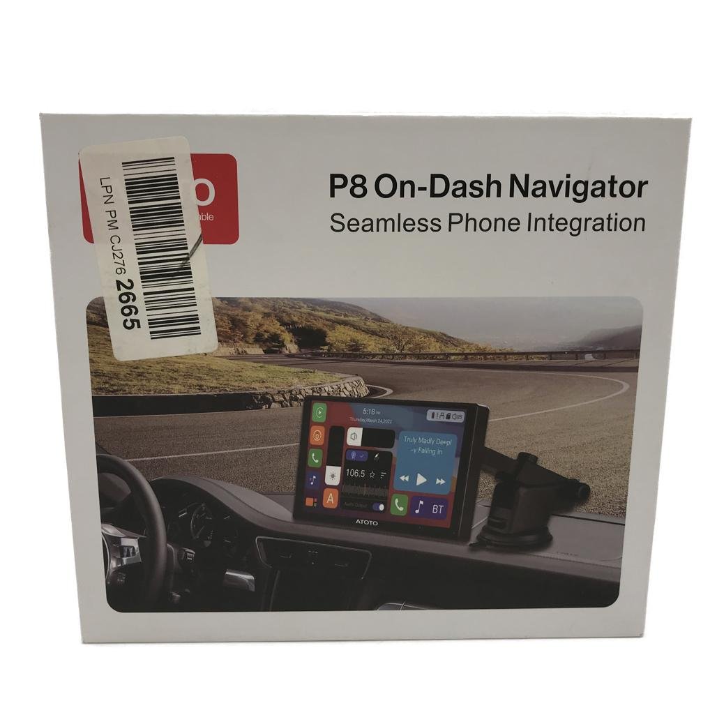 ATOTO P8 On-Dash Navigator & Entertainer Seamless Phone Integration NEW