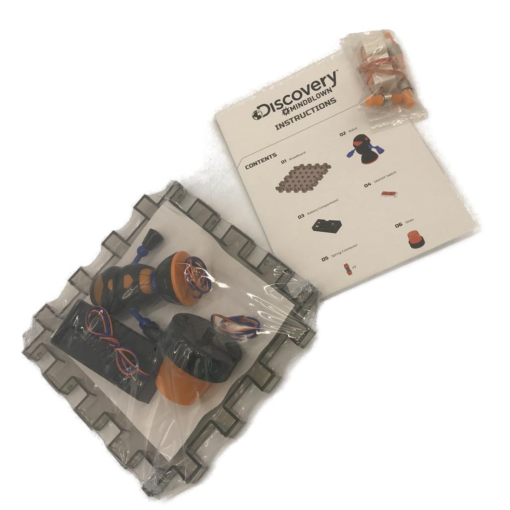 Discovery Mindblown Action Circuitry Robot Spinner Experiment Set Ages 8+ NEW