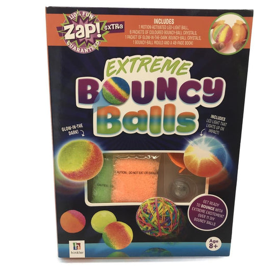 Hinkler Zap Extra DIY Extreme Bouncy Balls w/ Tutorial Manual NEW