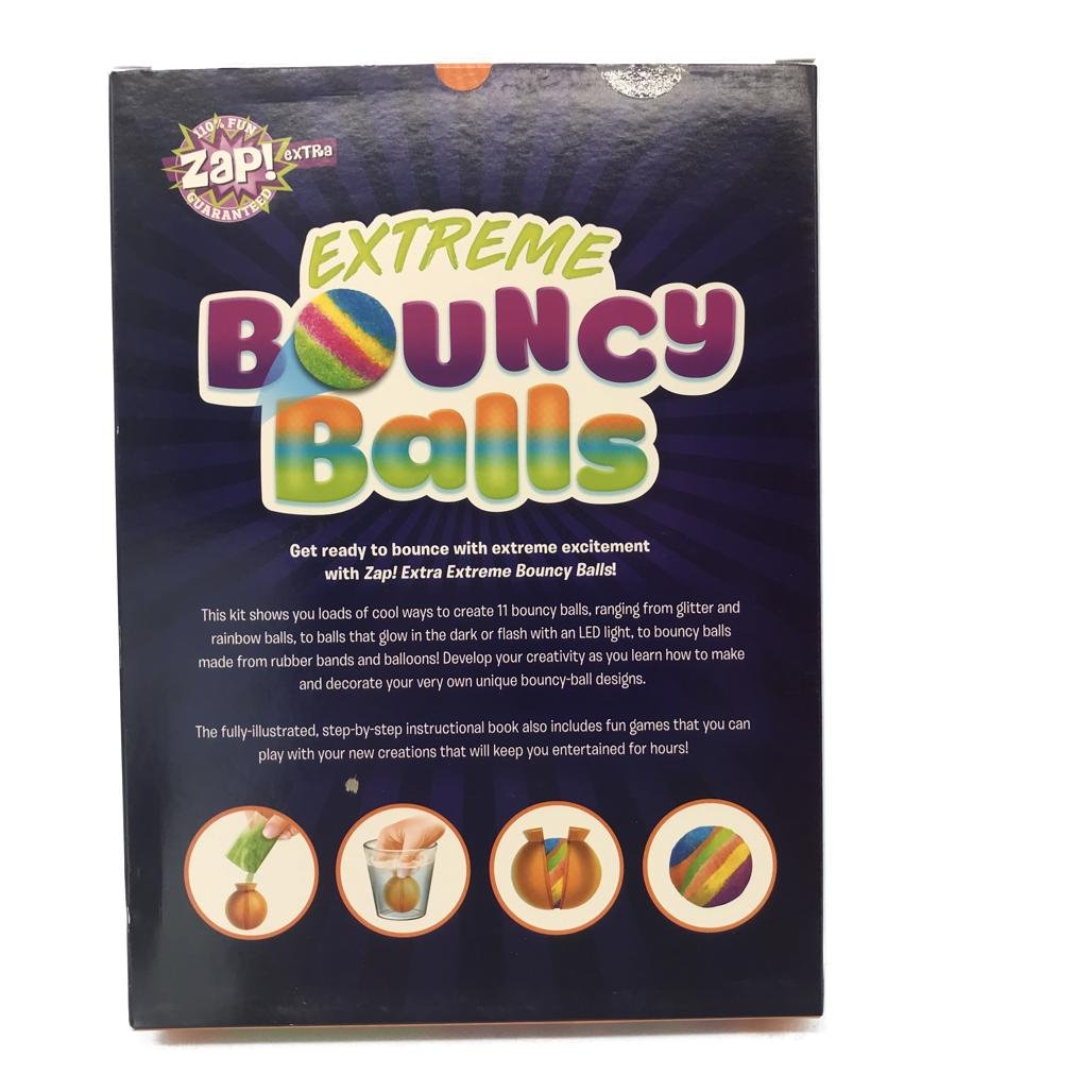 Hinkler Zap Extra DIY Extreme Bouncy Balls w/ Tutorial Manual NEW