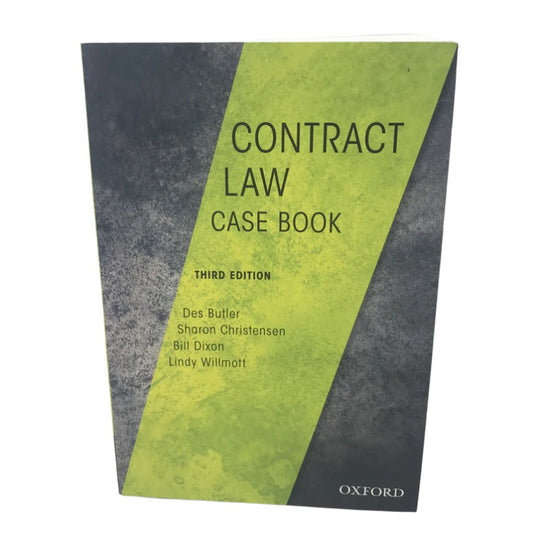 Contract Law Case Book Oxford University Press Legal Careers NEW