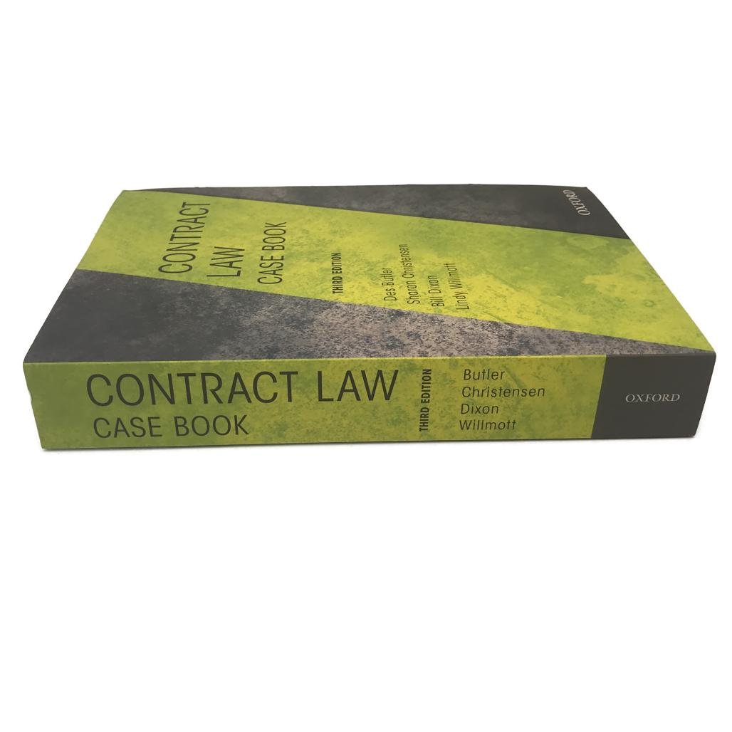 Contract Law Case Book Oxford University Press Legal Careers NEW