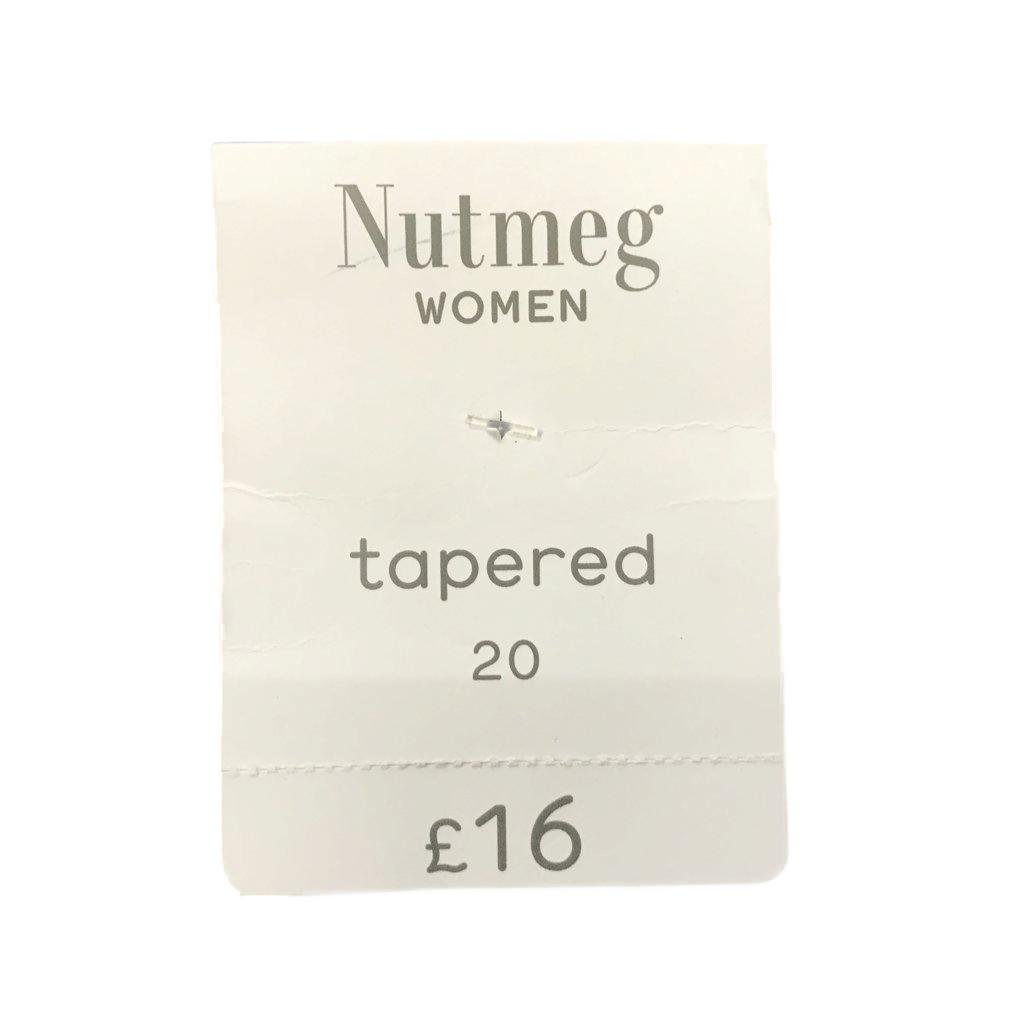 Nutmeg Womens Black Pants Straight Leg Trouser Size 20 NEW