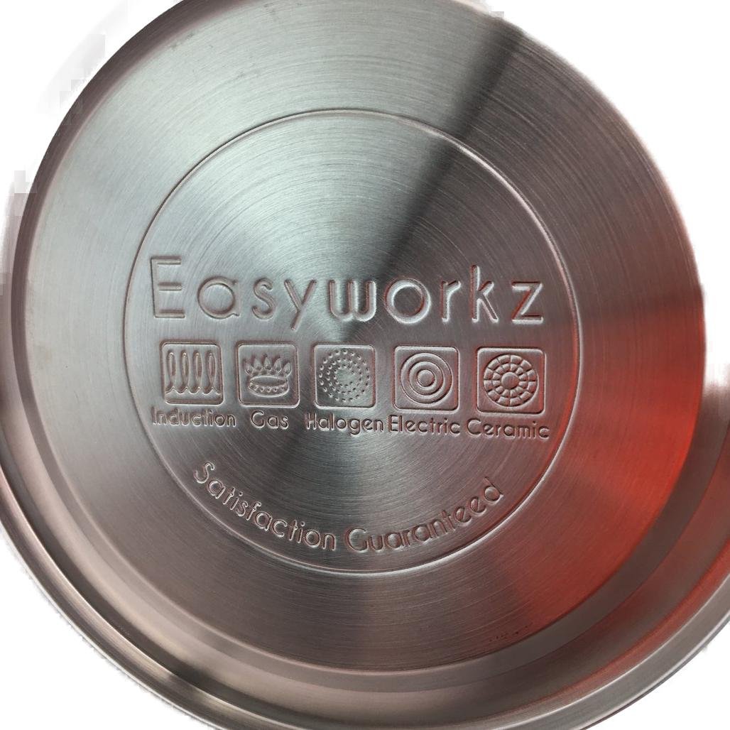 Easyworks Portable Stainless Whistlng Silver Kettle 2.3L NEW