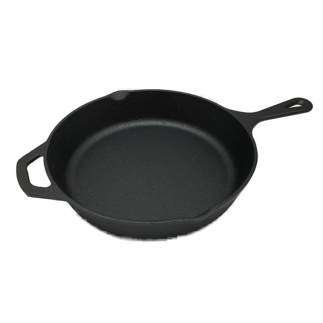 Cast Iron Frying Pan with Protective Slicone Rubber Handle Size 26 cm NEW