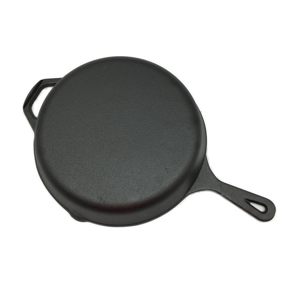 Cast Iron Frying Pan with Protective Slicone Rubber Handle Size 26 cm NEW